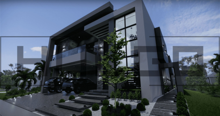 H001 Proiect P+1 14x22 525mp - HULGO Haus | Proiecte de Case Moderne, Exclusiviste și Funcționale, Design Premium pentru Locuințe de Lux și Eficiență Maximă [1]