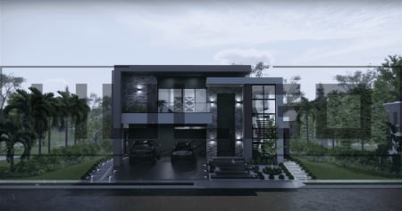 Proiecte Case P + 1 Etaj - H001 Proiect P+1 14x22 525mp - HULGO Haus | Proiecte de Case Moderne, Exclusiviste și Funcționale, Design Premium pentru Locuințe de Lux și Eficiență Maximă