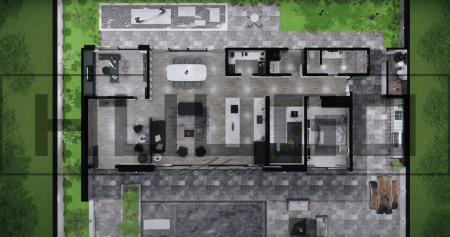 H002 Proiect P+1 21x11 375mp - HULGO Haus | Proiecte de Case Moderne, Exclusiviste și Funcționale, Design Premium pentru Locuințe de Lux și Eficiență Maximă [2]