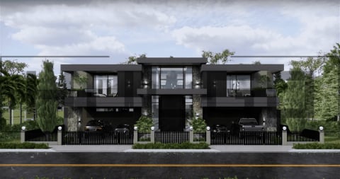 Proiecte Case P + 1 Etaj - H003 Proiect P+1 21X18 630mp - HULGO Haus | Proiecte de Case Moderne, Exclusiviste și Funcționale, Design Premium pentru Locuințe de Lux și Eficiență Maximă