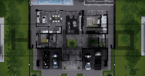 H003 Proiect P+1 21X18 630mp - HULGO Haus | Proiecte de Case Moderne, Exclusiviste și Funcționale, Design Premium pentru Locuințe de Lux și Eficiență Maximă [3]