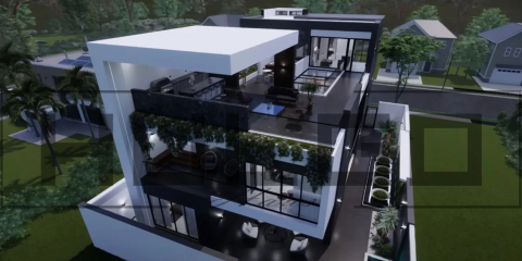 H004 Proiect P+2 11X24 685mp - HULGO Haus | Proiecte de Case Moderne, Exclusiviste și Funcționale, Design Premium pentru Locuințe de Lux și Eficiență Maximă [2]