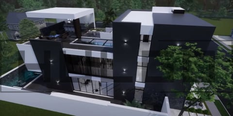 H004 Proiect P+2 11X24 685mp - HULGO Haus | Proiecte de Case Moderne, Exclusiviste și Funcționale, Design Premium pentru Locuințe de Lux și Eficiență Maximă [1]