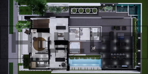 H004 Proiect P+2 11X24 685mp - HULGO Haus | Proiecte de Case Moderne, Exclusiviste și Funcționale, Design Premium pentru Locuințe de Lux și Eficiență Maximă [5]