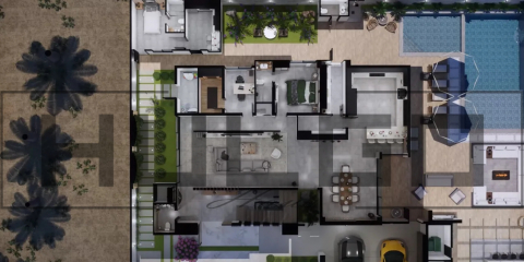 H005 Proiect P+1 22x15 485 mp - HULGO Haus | Proiecte de Case Moderne, Exclusiviste și Funcționale, Design Premium pentru Locuințe de Lux și Eficiență Maximă [3]