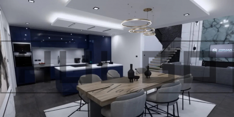 H006 Proiect P+1 17x20 560 mp - HULGO Haus | Proiecte de Case Moderne, Exclusiviste și Funcționale, Design Premium pentru Locuințe de Lux și Eficiență Maximă [9]