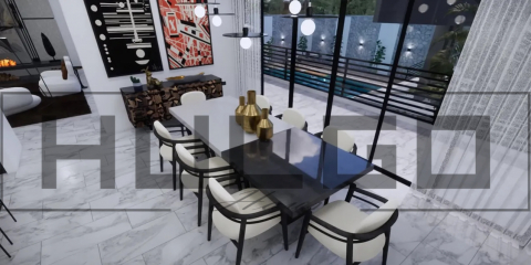 H009 Proiect P+1 17X23 820mp - HULGO Haus | Proiecte de Case Moderne, Exclusiviste și Funcționale, Design Premium pentru Locuințe de Lux și Eficiență Maximă [15]