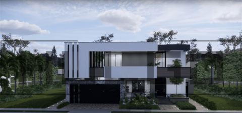 Proiecte Case P + 1 Etaj - H010 Proiect P+1 16x19 515mp - HULGO Haus | Proiecte de Case Moderne, Exclusiviste și Funcționale, Design Premium pentru Locuințe de Lux și Eficiență Maximă