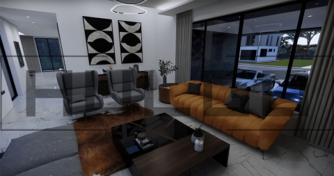 H012 Proiect Parter 17x25 345mp - HULGO Haus | Proiecte de Case Moderne, Exclusiviste și Funcționale, Design Premium pentru Locuințe de Lux și Eficiență Maximă [4]