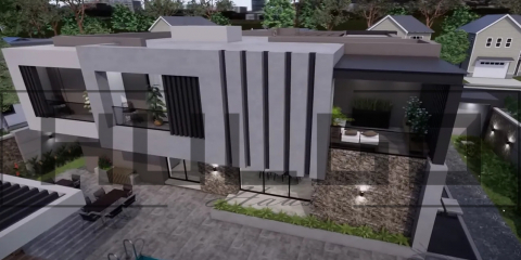 H013 Proiect P+1 17X16 465mp - HULGO Haus | Proiecte de Case Moderne, Exclusiviste și Funcționale, Design Premium pentru Locuințe de Lux și Eficiență Maximă [2]