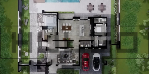 H013 Proiect P+1 17X16 465mp - HULGO Haus | Proiecte de Case Moderne, Exclusiviste și Funcționale, Design Premium pentru Locuințe de Lux și Eficiență Maximă [4]