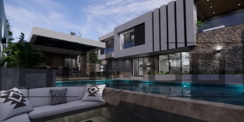 H013 Proiect P+1 17X16 465mp - HULGO Haus | Proiecte de Case Moderne, Exclusiviste și Funcționale, Design Premium pentru Locuințe de Lux și Eficiență Maximă [1]