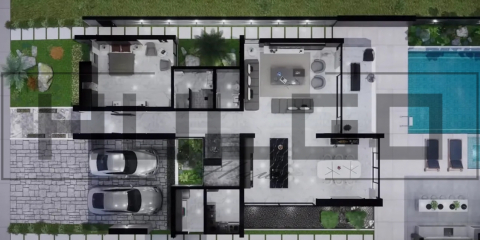 H015 Proiect P+1 13X20 460mp - HULGO Haus | Proiecte de Case Moderne, Exclusiviste și Funcționale, Design Premium pentru Locuințe de Lux și Eficiență Maximă [5]