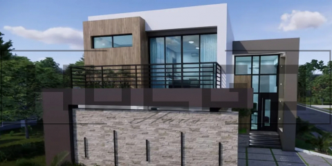 H018 Proiect P+1 12X20 345mp - HULGO Haus | Proiecte de Case Moderne, Exclusiviste și Funcționale, Design Premium pentru Locuințe de Lux și Eficiență Maximă [2]