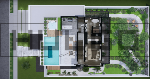 H028 Proiect P+1 15x20 460mp - HULGO Haus | Proiecte de Case Moderne, Exclusiviste și Funcționale, Design Premium pentru Locuințe de Lux și Eficiență Maximă [3]