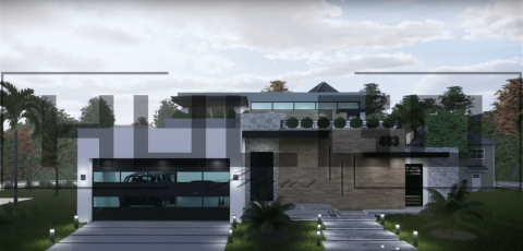 Proiecte Case P + 1 Etaj - H028 Proiect P+1 15x20 460mp - HULGO Haus | Proiecte de Case Moderne, Exclusiviste și Funcționale, Design Premium pentru Locuințe de Lux și Eficiență Maximă