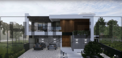 Proiecte Case P + 1 Etaj - H029 Proiect P+1 13x16 365mp - HULGO Haus | Proiecte de Case Moderne, Exclusiviste și Funcționale, Design Premium pentru Locuințe de Lux și Eficiență Maximă