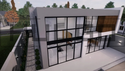 H029 Proiect P+1 13x16 365mp - HULGO Haus | Proiecte de Case Moderne, Exclusiviste și Funcționale, Design Premium pentru Locuințe de Lux și Eficiență Maximă [4]