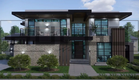 Proiecte Case P + 1 Etaj - H035 Proiect P+1 15x20 715mp - HULGO Haus | Proiecte de Case Moderne, Exclusiviste și Funcționale, Design Premium pentru Locuințe de Lux și Eficiență Maximă