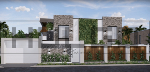 Proiecte Case P + 1 Etaj - H039 Proiect P+1 10,5x13 205mp - HULGO Haus | Proiecte de Case Moderne, Exclusiviste și Funcționale, Design Premium pentru Locuințe de Lux și Eficiență Maximă