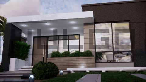 H042 Proiect Parter 8X18 135mp - HULGO Haus | Proiecte de Case Moderne, Exclusiviste și Funcționale, Design Premium pentru Locuințe de Lux și Eficiență Maximă [1]