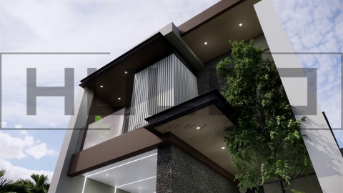 H044 Proiect P+1 7X16 210mp - HULGO Haus | Proiecte de Case Moderne, Exclusiviste și Funcționale, Design Premium pentru Locuințe de Lux și Eficiență Maximă [1]