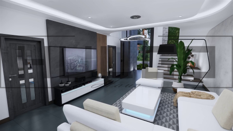 H045 Proiect P+1 9X17 265mp - HULGO Haus | Proiecte de Case Moderne, Exclusiviste și Funcționale, Design Premium pentru Locuințe de Lux și Eficiență Maximă [9]