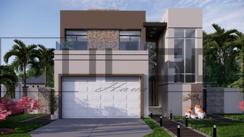 Proiecte Case P + 1 Etaj - H047 Proiect P+1 10x15 290mp - HULGO Haus | Proiecte de Case Moderne, Exclusiviste și Funcționale, Design Premium pentru Locuințe de Lux și Eficiență Maximă