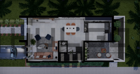 H048 Proiect P+1 6x12 142mp - HULGO Haus | Proiecte de Case Moderne, Exclusiviste și Funcționale, Design Premium pentru Locuințe de Lux și Eficiență Maximă [2]