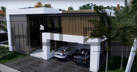 H049 Proiect P+1 16x12 315mp - HULGO Haus | Proiecte de Case Moderne, Exclusiviste și Funcționale, Design Premium pentru Locuințe de Lux și Eficiență Maximă [1]