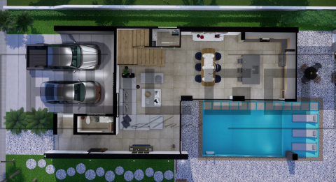 H051 Proiect P+1 10X20 295mp - HULGO Haus | Proiecte de Case Moderne, Exclusiviste și Funcționale, Design Premium pentru Locuințe de Lux și Eficiență Maximă [23]