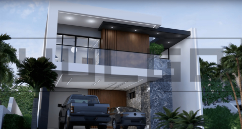 H051 Proiect P+1 10X20 295mp - HULGO Haus | Proiecte de Case Moderne, Exclusiviste și Funcționale, Design Premium pentru Locuințe de Lux și Eficiență Maximă [1]