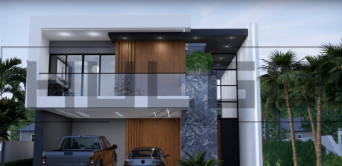 Proiecte Case P + 1 Etaj - H051 Proiect P+1 10X20 295mp - HULGO Haus | Proiecte de Case Moderne, Exclusiviste și Funcționale, Design Premium pentru Locuințe de Lux și Eficiență Maximă