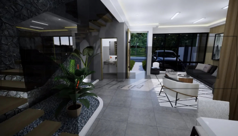 H053 Proiect P+1 8x15m 200mp - HULGO Haus | Proiecte de Case Moderne, Exclusiviste și Funcționale, Design Premium pentru Locuințe de Lux și Eficiență Maximă [6]