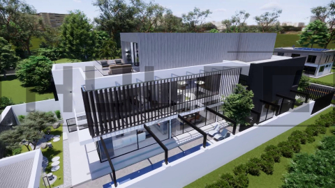 H057 Proiect P+2 13x29m 565mp - HULGO Haus | Proiecte de Case Moderne, Exclusiviste și Funcționale, Design Premium pentru Locuințe de Lux și Eficiență Maximă [1]