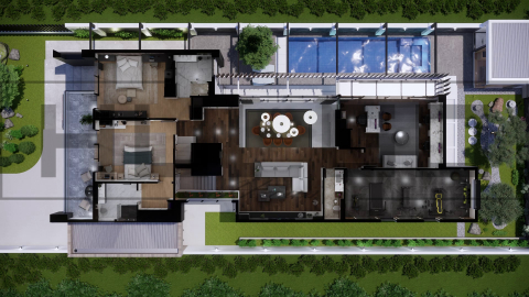 H057 Proiect P+2 13x29m 565mp - HULGO Haus | Proiecte de Case Moderne, Exclusiviste și Funcționale, Design Premium pentru Locuințe de Lux și Eficiență Maximă [3]