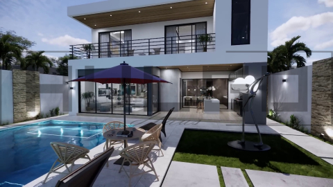 H059 Proiect P+1 12x21m 485mp - HULGO Haus | Proiecte de Case Moderne, Exclusiviste și Funcționale, Design Premium pentru Locuințe de Lux și Eficiență Maximă [1]