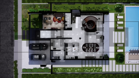 H060 Proiect P+1 16x23m 665mp - HULGO Haus | Proiecte de Case Moderne, Exclusiviste și Funcționale, Design Premium pentru Locuințe de Lux și Eficiență Maximă [2]