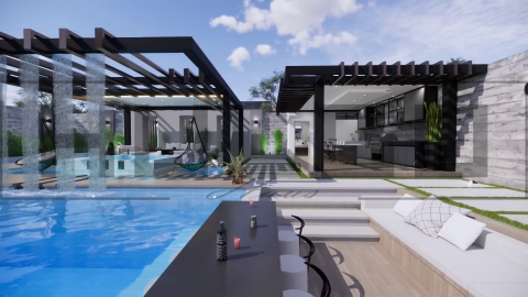 H060 Proiect P+1 16x23m 665mp - HULGO Haus | Proiecte de Case Moderne, Exclusiviste și Funcționale, Design Premium pentru Locuințe de Lux și Eficiență Maximă [7]