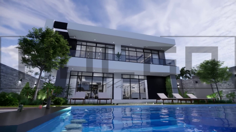 H060 Proiect P+1 16x23m 665mp - HULGO Haus | Proiecte de Case Moderne, Exclusiviste și Funcționale, Design Premium pentru Locuințe de Lux și Eficiență Maximă [1]