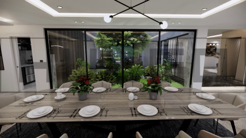 H061 Proiect P+1 21x21m 815mp - HULGO Haus | Proiecte de Case Moderne, Exclusiviste și Funcționale, Design Premium pentru Locuințe de Lux și Eficiență Maximă [8]