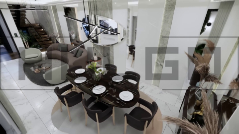 H063 Proiect P+1 8x19m 275mp - HULGO Haus | Proiecte de Case Moderne, Exclusiviste și Funcționale, Design Premium pentru Locuințe de Lux și Eficiență Maximă [6]