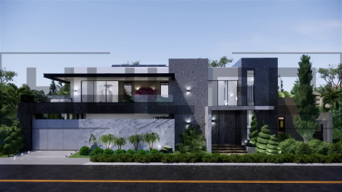 Proiecte Case P + 1 Etaj - H068 Proiect P+1 28x21m 930mp - HULGO Haus | Proiecte de Case Moderne, Exclusiviste și Funcționale, Design Premium pentru Locuințe de Lux și Eficiență Maximă