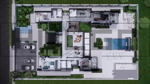 H069 Proiect P+1 27x36m 1065mp - HULGO Haus | Proiecte de Case Moderne, Exclusiviste și Funcționale, Design Premium pentru Locuințe de Lux și Eficiență Maximă [3]