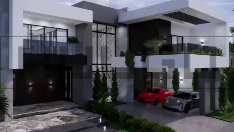 H071 Proiect P+1 17x31m 915mp - HULGO Haus | Proiecte de Case Moderne, Exclusiviste și Funcționale, Design Premium pentru Locuințe de Lux și Eficiență Maximă [4]