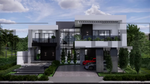 Proiecte Case P + 1 Etaj - H071 Proiect P+1 17x31m 915mp - HULGO Haus | Proiecte de Case Moderne, Exclusiviste și Funcționale, Design Premium pentru Locuințe de Lux și Eficiență Maximă