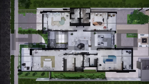 H071 Proiect P+1 17x31m 915mp - HULGO Haus | Proiecte de Case Moderne, Exclusiviste și Funcționale, Design Premium pentru Locuințe de Lux și Eficiență Maximă [3]