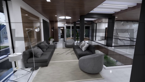 H072 Proiect P+1 23x23m 515mp - HULGO Haus | Proiecte de Case Moderne, Exclusiviste și Funcționale, Design Premium pentru Locuințe de Lux și Eficiență Maximă [22]