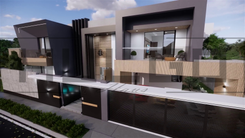 H072 Proiect P+1 23x23m 515mp - HULGO Haus | Proiecte de Case Moderne, Exclusiviste și Funcționale, Design Premium pentru Locuințe de Lux și Eficiență Maximă [4]