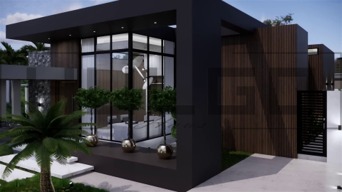 H073 Proiect Parter 18x20m 295mp - HULGO Haus | Proiecte de Case Moderne, Exclusiviste și Funcționale, Design Premium pentru Locuințe de Lux și Eficiență Maximă [1]